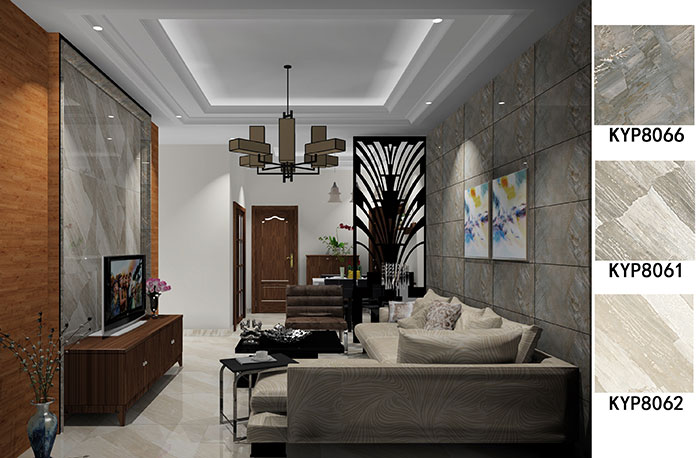 陶瓷一線品牌金艾陶瓷磚現(xiàn)代風格裝修效果圖