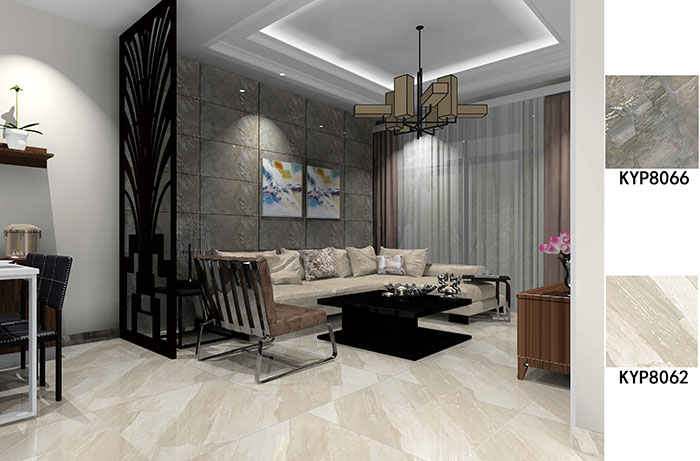 陶瓷一線品牌金艾陶瓷磚現(xiàn)代風格裝修效果圖