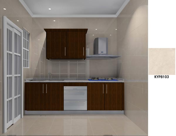 金艾陶瓷磚應(yīng)用效果：大瀝碧桂園·華府01戶型裝修效果鑒賞