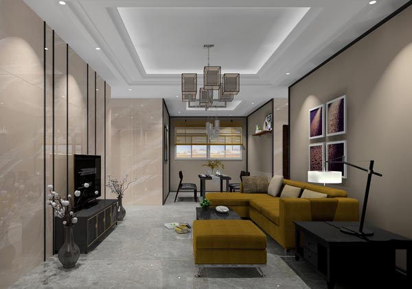 金艾陶家裝:佛山燈湖華府133㎡現(xiàn)代簡約裝修效果鑒賞
