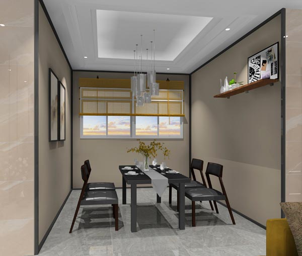 金艾陶家裝:佛山燈湖華府133㎡現(xiàn)代簡約裝修效果鑒賞