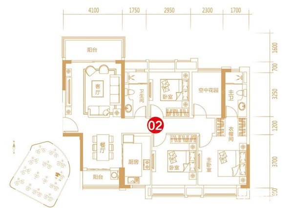金艾陶家裝：佛山保利紫山國(guó)際115㎡中式風(fēng)格裝修鑒賞