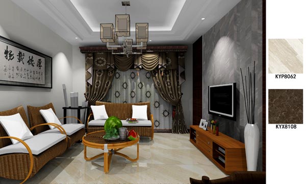 金艾陶家裝：佛山保利紫山國(guó)際115㎡中式風(fēng)格裝修鑒賞