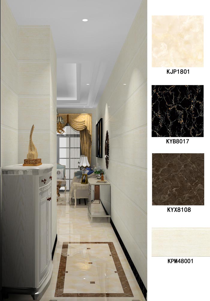 金艾陶家裝：東莞南城麗水佳園75㎡簡(jiǎn)歐風(fēng)格裝修鑒賞