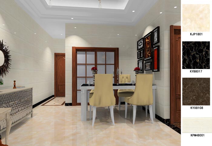 金艾陶家裝：東莞南城麗水佳園75㎡簡(jiǎn)歐風(fēng)格裝修鑒賞