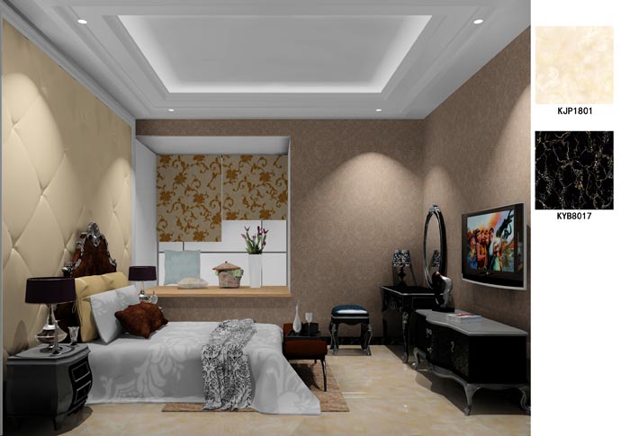 金艾陶家裝：東莞南城麗水佳園75㎡簡(jiǎn)歐風(fēng)格裝修鑒賞