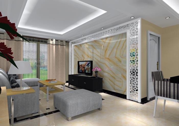 金艾陶家裝：井岡山和諧家園安置小區(qū)130㎡現代風格裝修鑒賞