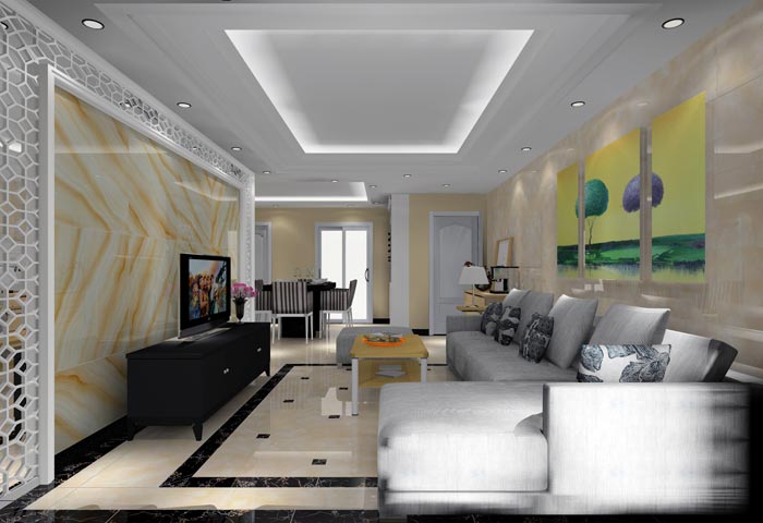 金艾陶家裝：井岡山和諧家園安置小區(qū)130㎡現代風格裝修鑒賞