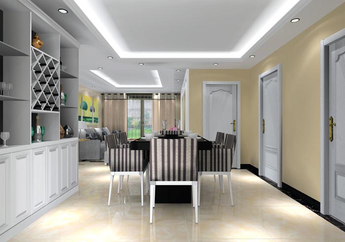 金艾陶家裝：井岡山和諧家園安置小區(qū)130㎡現代風格裝修鑒賞