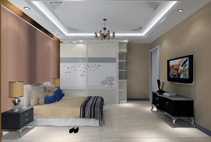 金艾陶家裝：井岡山和諧家園安置小區(qū)130㎡簡(jiǎn)歐風(fēng)格裝修鑒賞