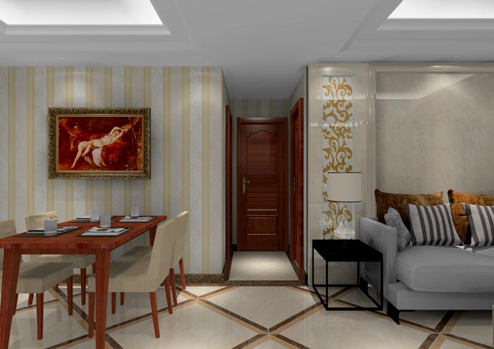 金艾陶家裝:佛山獅山上林苑68㎡簡約風(fēng)格裝修鑒賞