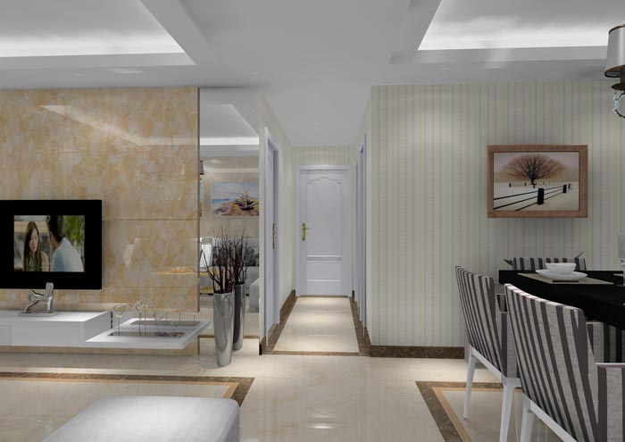 金艾陶家裝:佛山獅山上林苑91㎡簡約風(fēng)格裝修鑒賞