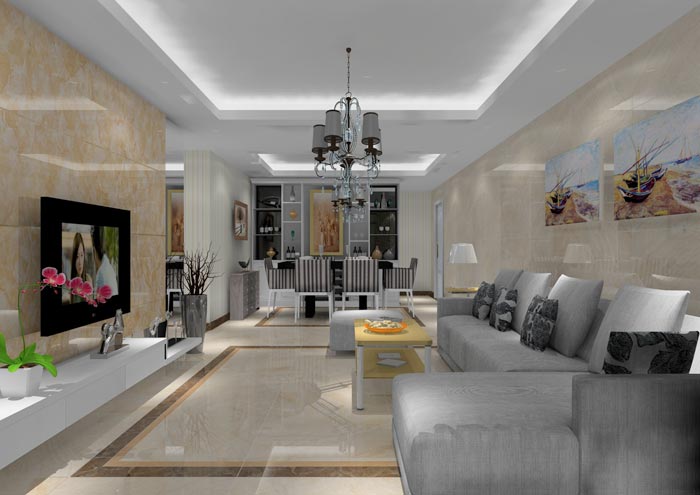 金艾陶家裝:佛山獅山上林苑91㎡簡約風(fēng)格裝修鑒賞
