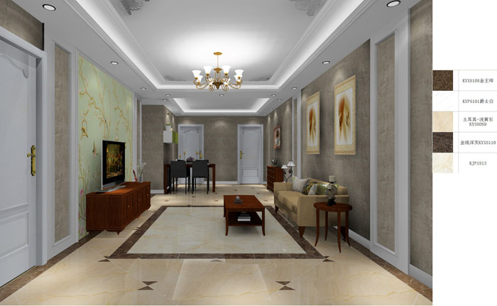 金艾陶家裝：成都時代錦繡78㎡的簡歐風(fēng)格裝修鑒賞