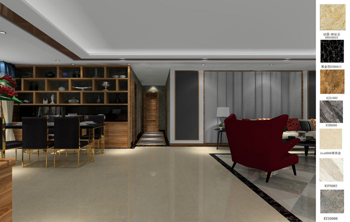 金艾陶家裝：成都中環(huán)豐錦205㎡的現(xiàn)代風(fēng)格裝修鑒賞