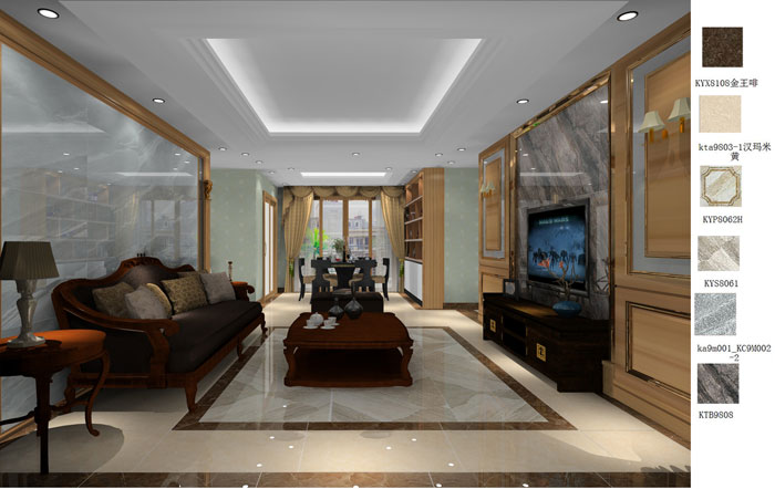 金艾陶家裝：成都中環(huán)豐錦155㎡的歐式風(fēng)格裝修鑒賞