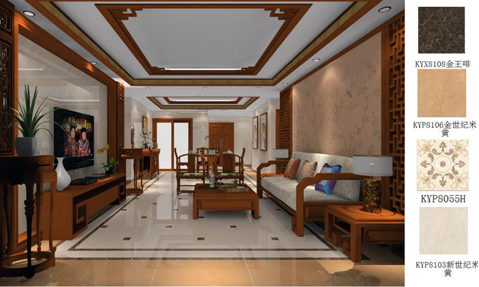 金艾陶家裝:佛山禪城怡翠晉盛花園132㎡的中式風(fēng)格裝修鑒賞