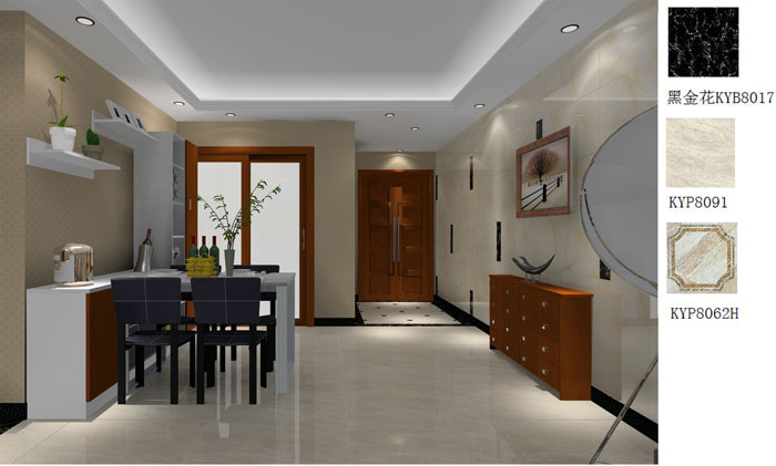 金艾陶家裝：佛山禪城怡翠晉盛花園91㎡的現(xiàn)代風(fēng)格裝修鑒賞