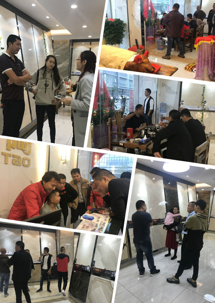 陶瓷一線品牌 金艾陶瓷磚 中山古鎮(zhèn)300平專賣店開業(yè)盛典圓滿成功