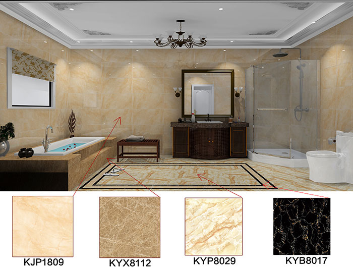 佛山萬(wàn)科·湖岸裝修案例浴室效果圖