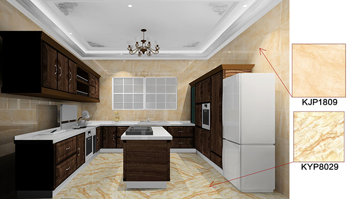 佛山萬(wàn)科·湖岸裝修案例廚房效果圖